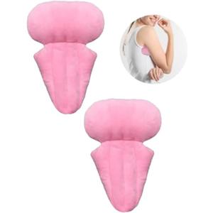 Lymphedema Axilla Pillow Mastectomy Recovery Pillow Breast Pillow Post Surgery Pillow for Cancer Lumpectomy Surgery Recovery Post-Surgery Underarm Pillow Armpit Pain Relief (2pc) (Pink)