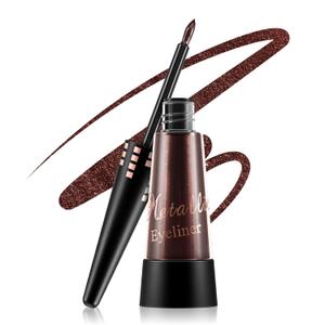 Boobeen Glitter Liquid Eyeliner Colorful, Shimmer Long Lasting Metallic Eyeliner Makeup, Waterproof Eyeliner Pen With Precision Brush Tip, Goes on Smoothly