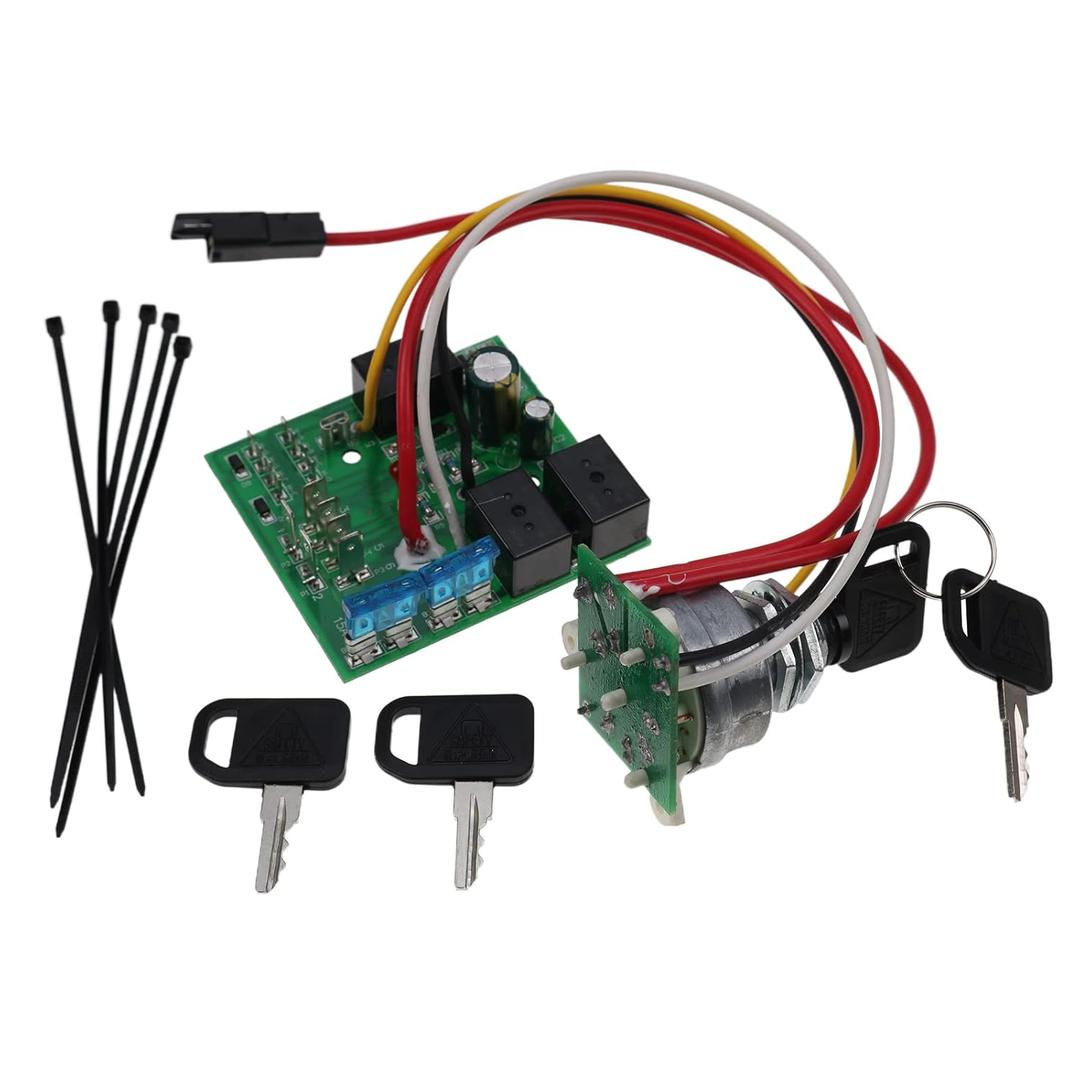 DVPARTS Ignition Module Key Switch AM132500 Compatible with John Deere LX255 LX266 LX277 LX279 LX280 LX288 LX289 GT225 GT235 GT235E GT245 GX255 GX325 GX335 GX355 GX345 325 335 345 355