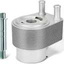 5037523AB Engine Oil Cooler Compatible with Chrysler 300 2009-2010 2012-2014,Jeep Grand Cherokee 2012-2021,Dodge Challenger Charger Durango 2009-2024 5.7L 6.4L,Replacement 05037523AB