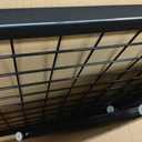 Portable Gridwall Panel Floorstanding Display Stand One-Step Installation Black Finish