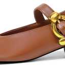 Women Mary Jane Shoes Pumps Chunky Comfortable Low Heels Closed Round Toe Dress Work Wedding Shoes