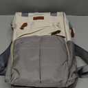 Maelstrom Travel Backpack for Women Men,Laptop Backpack Fits 15.6-17.3 Inch Laptop, Nurse/Teacher/Work Bag with Insulated Lunch Box,Water Resistant Carry On Backpack,Gray-Beige