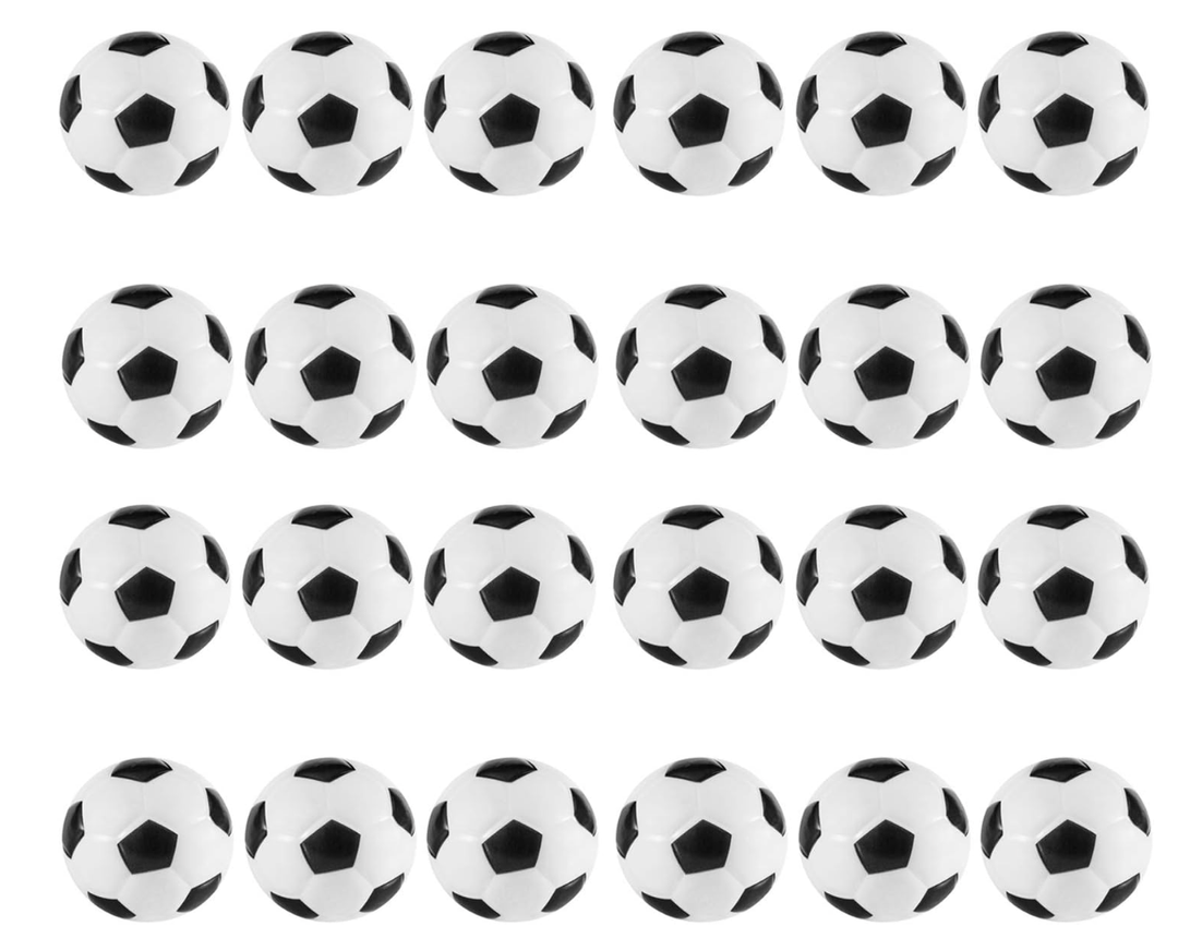 Super Z Outlet Mini Foam Soccer Sports Balls for Kids Adults Mini Baseball Football Basketball Stress Ball Bulk Toy Little and Big Game Party Decoration and Relaxable Balls (24 Pack)