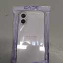 JJGoo Compatiable with iPhone 16 Plus Case Clear, Transparent Shockproof Phone Case, Anti-Scratch Hard PC Back Protective Cover Bumper Phone Case for iPhone 16 Plus 6.7-Inch, Clear