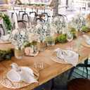 24Pcs Babys Breath Artificial Flowers Bulk, 11inch Fake Baby Breath Flowers White Faux Gypsophila Real Touch Flowers for Outdoors Wedding DIY Bouquet Arrangement Party Home Table Decor