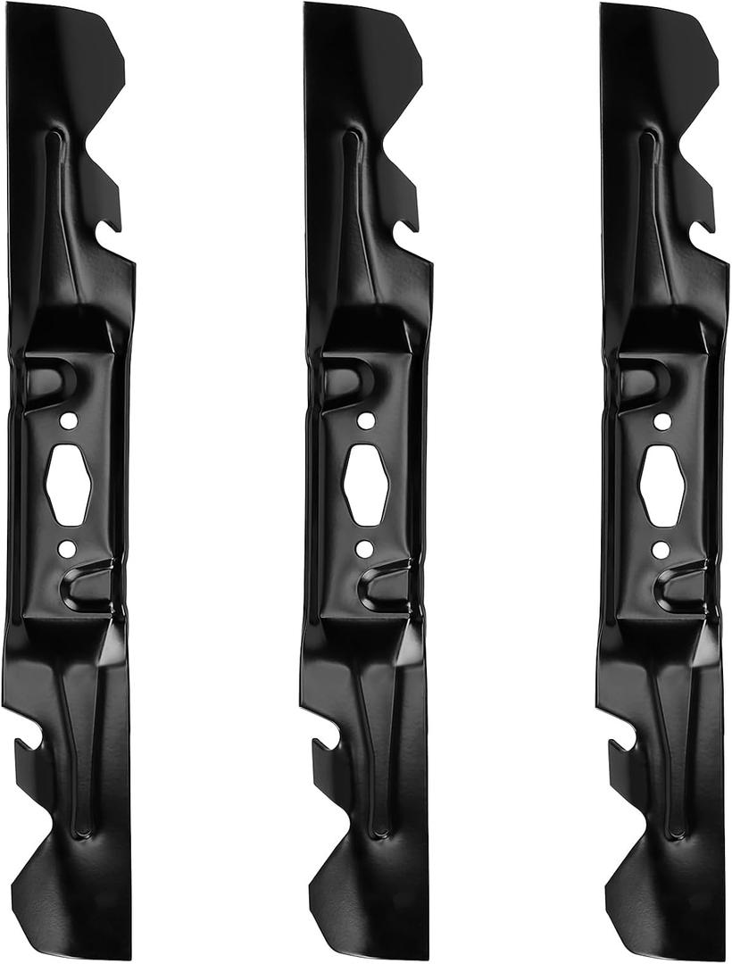 3 Pack Mulching Mower Blades Set for Craftsman/Cub Cadet/MTD/Troy-Bilt/Mustang 54IN Mower, Replaces Blade CMXGZAM110205 742P05086-X 742-05530-X, 742-05086-X, 490-110-Y/C205, C-BLD-0510, 810-CBL2722D