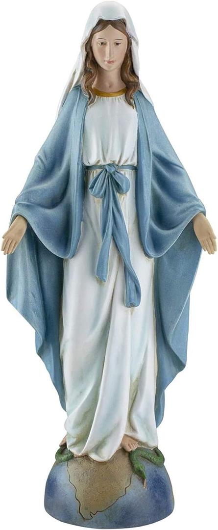 Roman Joseph's Studio, 14" H Our Lady of Grace Figure, Religious Gifts, Home Decor