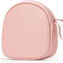 Headphone Case Soft for JBL Tune 510BT/520BT/500BT/720BT/Sony WH-CH520/510/720/710/BERIBES/TOZO/JLab, Ultra-Thin Headphones Case Bag Travel Carrying Universal (Pink)