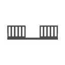 Storkcraft & Graco Toddler Safety Guardrail Kit with Slats (Gray) GREENGUARD Gold Certified, Converts Compatible Storkcraft & Graco Crib to Toddler Bed, Kit Includes 2 Guardrails