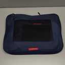 Compression Packing Cubes for Travel Organizers with Double Zipper, LeanTravel (Navy - 6 pack)