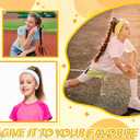 6 Pcs Softball Hair Claw Clips, Softball Gifts for Team Rectangle Claw Clip Non-slip Baseball Hair Clip Cute Sports Hair Accessories for Women Thick & Thin Hair