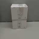 2 x Plastic Wine Glasses Set of 4: 12oz Detachable Drinking Stemless Wine Glass - Reusable Outdoor Portable Shatterproof Wine Tumbler (Transparent)