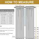 2 x Lecloud Wasa Charcoal Grey Sheer Curtains 63 Inch Length Set of 2, Classic Solid Jacquard Curtains, Light Filtering & Lightweight Gauzy Window Treatments for Bedroom, 42 W x 63 L