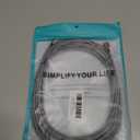 26FT 60W USB C to USB C Right Angle Fast Charging Cable,Long Cord Nylon Braided, Type C Charger Cord for,Apple-iphone 15,Sam-sung GalaxyS24 S23 S22 A15,iPad Pro/Air,Pixel 5/4 XL,One-Plus 8T,PS5 (Grey)