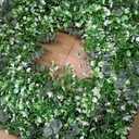 26'' Summer Wreath for Front Door, Porch- Artificial Eucalyptus, with Babys Breath Flowers Large Wreath for Home, Farmhouse Wall Decor, Green White