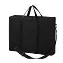 SIRUITON Folding Table Storage Bag, Portable 600D WaterProof Carry Bag for Folding Picnic/ Camp Tables with Reinforcing Plate & Shoulder Strap, 24" D x 24" W x4.5 H Fits 4FT Folding Tables（bag only）
