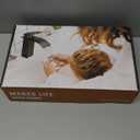 Matte Black Bathroom Faucets, Waterfall Bathroom Sink Faucet Modern Single Handle Bathroom Faucte 1 or 3 Hole, RV Mixer Tap Vanity Faucet - Includes Pop-up Drain Supply Hoses Deck Plate