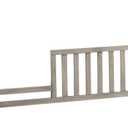 Toddler Bed Safety Guard Rail for Baby Cache Convertible Cribs - Solid Wood Rail for Convertible Crib to Toddler Bed Conversion - Safety Bed Rail for Children (Ash Grey)