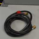GasSaf 5FT Two Stage Propane Regulator with Hose for Dual Fuel Generator, RV Appliance,Gas Stove and More