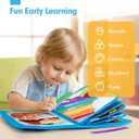 hahaland Noah's Ark Toy Busy Book for Toddlers 1-3 - Baptism Gifts for Boys Girls - Montessori Toys for 1 Year Old, Sensory Early Learning Educational One Year Old Boy Birthday Christian Church Toys