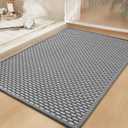 RESARE Non Slip Bath Mat - Machine Washable Bathroom Rug, Super Absorbent, Quick Dry, 20"x32", Dark Grey