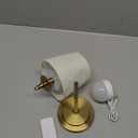 GLOBE Electric 51614 Raja 1-Light Wall Sconce, Matte Brass, Opal Glass Shade, Bulb Included, 800 Lumen