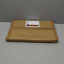 SNOWCLAD Stainless Steel Cutting Board,Double Sided Steel Bread Boards for kitchen,Stainless Steel/Wheat straw pp Large Board for meat,non toxic Chopping,16 * 11 Inch,Dishwasher Safe