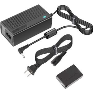 Kimaru LP-E12 Dummy Battery ACK-E12 AC Power Adapter DR-E12 DC Coupler kit for Canon EOS M50 Mark II, M50, M200, M100, M10, M2, M Cameras