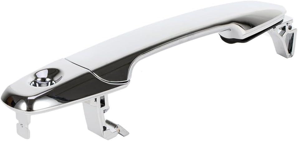 OCPTY Door Handle Exterior Front Driver Passenger Side Replacement fit 2007-2012 Edge Flex for Lincoln MKX Outside Door Handles Chrome