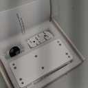 Anweller Smart Cabinet Lock, Hidden No Drill Adhesive Baby Proofing Child Proof Drawer Locks, Keyless RFID Bluetooth Cabinet Locks for Adults File Kitchen Cupboard Closet Liquor - White