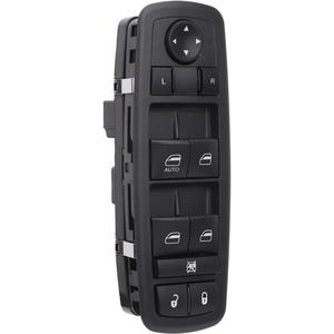 Master Power Window Control Switch Compatible with Dodge Journey 2009-2016,08-10 Dodge Grand Caravan, 07-11 Nitro, 08-12 Jeep Liberty Replacement OEM 4602632Ag 68084001Ab Green Light 8+13 Pins