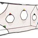 QuickPlay PRO Soccer Target Nets with 7 Scoring Zones Practice Shooting & Goal Shots | Portable Training Equipment | Soccer Frame Not Included