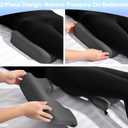Donut Pillow for Bed Sores, Bed Sore Cushions for Butt, Bedsore Pressure Relief Pillow, Wheelchair Seat Cushion, T Shaped Opening Tailbone Pillow