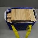 Tumbling Tower Game,Outdoor Games for Adults & Families, Over 3.3 FT 60 PCS Premiun Wooden Stacking Games with Carry Bag Stacking Toys for Backyard, Lawn, Party, Camping (Medium Size)