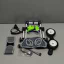 Adjustable Dog Wheelchair for Back Legs Mobility Support Lightweight Pet Wheelchair for Disabled Hind Legs Walking Stable Dog Cart for Pets (White 3XS for 3-6.6lb)