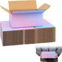 FORBFAN 9 x 6 x 4 Shipping Boxes, 30 Pack Corrugated Cardboard Mailing Boxes for Small Business, Colorful Packing Boxes for Shipping & Packaging (Purple Gradient)