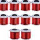 HF116 Oil Filter For ATV Honda TRX450R CRF250X CRF450X CRF250R CRF450R Motorcycle Replaces #15412-MEN-671 (Pack of 10)