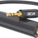 VCE 1/4 to 3.5mm Adapter, 3.5mm 1/8 inch Male to 6.35mm 1/4 inch Female Audio Jack for Headphones,Amplifiers, Guitar, Home Theater Devices - 8 inch