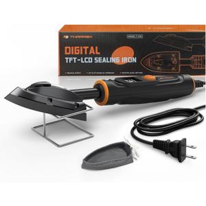 Digital Edge Banding Iron with LCD Screen | Extra-Long 8.2 ft Cord | Adjustable Temperature for Woodworking, Veneer & Crafts, RC Hobbies