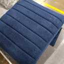 Casa Vita Mid-Century Modern Recliner - Navy Blue Fabric