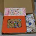 SANNIX 445 Pcs Christmas Picture Frame Craft Kit for Kids Include Foam Photo Frames Xmas Foam Stickers Snowflake Winter Crafts for DIY Christmas Ornaments Party Favor Home Classroom (Red Green White Blue)