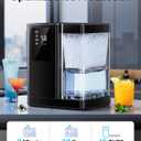 Silonn Countertop Nugget Ice Maker, 40 Lbs Daily Ice Production, | Self-Cleaning Pebble Ice Machine with 3L Removable Water Tank, 12H Timer, Quiet 40 dB Operation for Home, Office & Parties