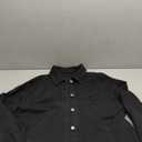 SHEWIN Womens Denim Jacket Casual Long Sleeve Drop Shoulder Button Front Jean Jacket Coat With Pockets (Small, Black)