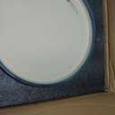Ceramic Planter, 10 Inch Plant Pots with Saucer, Retro Blue