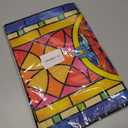 Linen Christmas Nativity Scene Table Runner Oh Holy Night Nacimientos De Navidad Decor Birth of Jesus Christmas Religious Manger Scene Decorations and Supplies 13x72 Inch