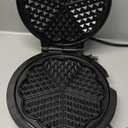 Mueller Heart 5 Waffle Maker, Waffle Iron, Adjustable Browning Control & Nonstick, Cool Touch Handle, Easy to Clean, Small Kitchen Appliances
