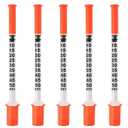 U-100 0.5cc/mL Syringes with 31G 5/16 inch (8mm) Needles Scientific Lab,Individual Package Pack of 100
