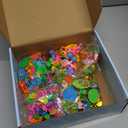 Kiss Monkey 640 PCS Prize Treasure Box Toys for Classroom, Party Favors for Kids 8-12, Fidget Toys Bulk, Goodie Bags Stuffers for Kids, Birthday Gifts, Pinata Stuffers, Carnival Prizes