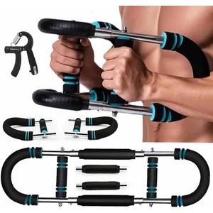 Twister Arm Trainer for Men, Adjustable Chest Workout Equipment, Arm Exercise Equipment up to 100LB, Chest Trainer for Men, Arm Muscle Strengthener, Power Twister for Shoulders and Forearms Training